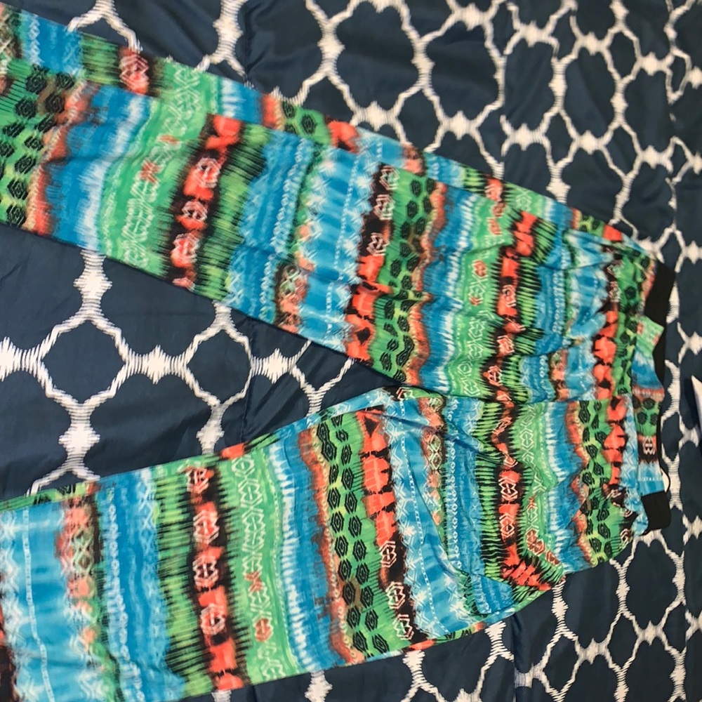 Tribal print joggers
